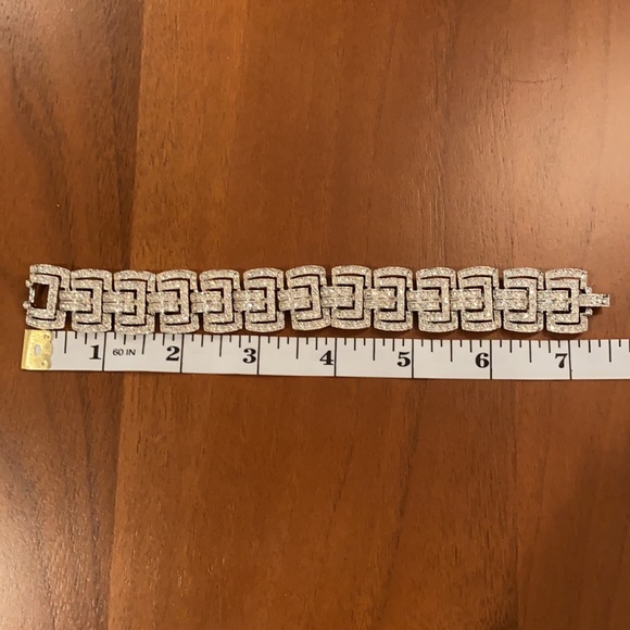 Rare Art Deco rhinestone bracelet - Picture 2 of 8